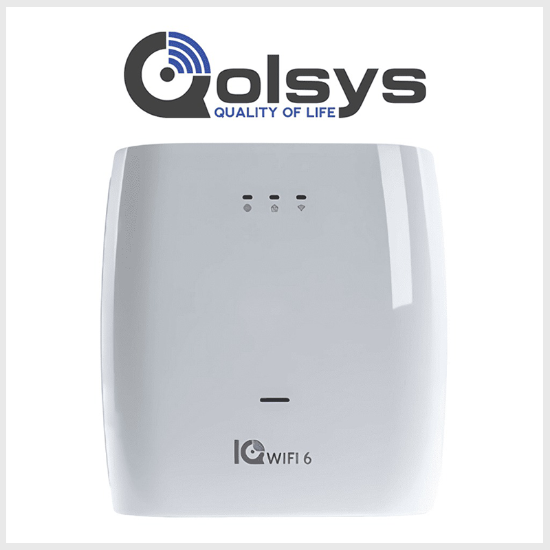 Router WiFi compatible con paneles Qolsys IQ4 y Hub, Dual 2.4 GHZ / 5 GHZ • IQWF6-LA