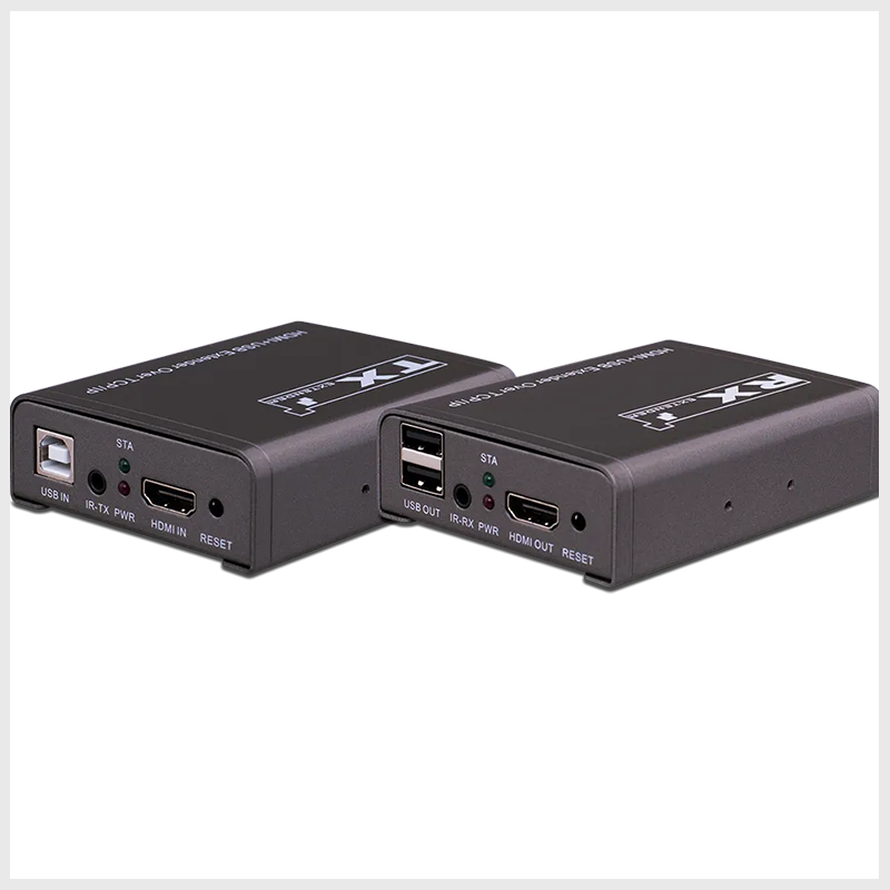 Extensor KVM HDMI USB sobre Cat5e/Cat6 • PR-HDKVMoNet