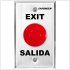 BOTON DE SALIDA ROJO HONGO SPDT • SD-7201RCPE1Q